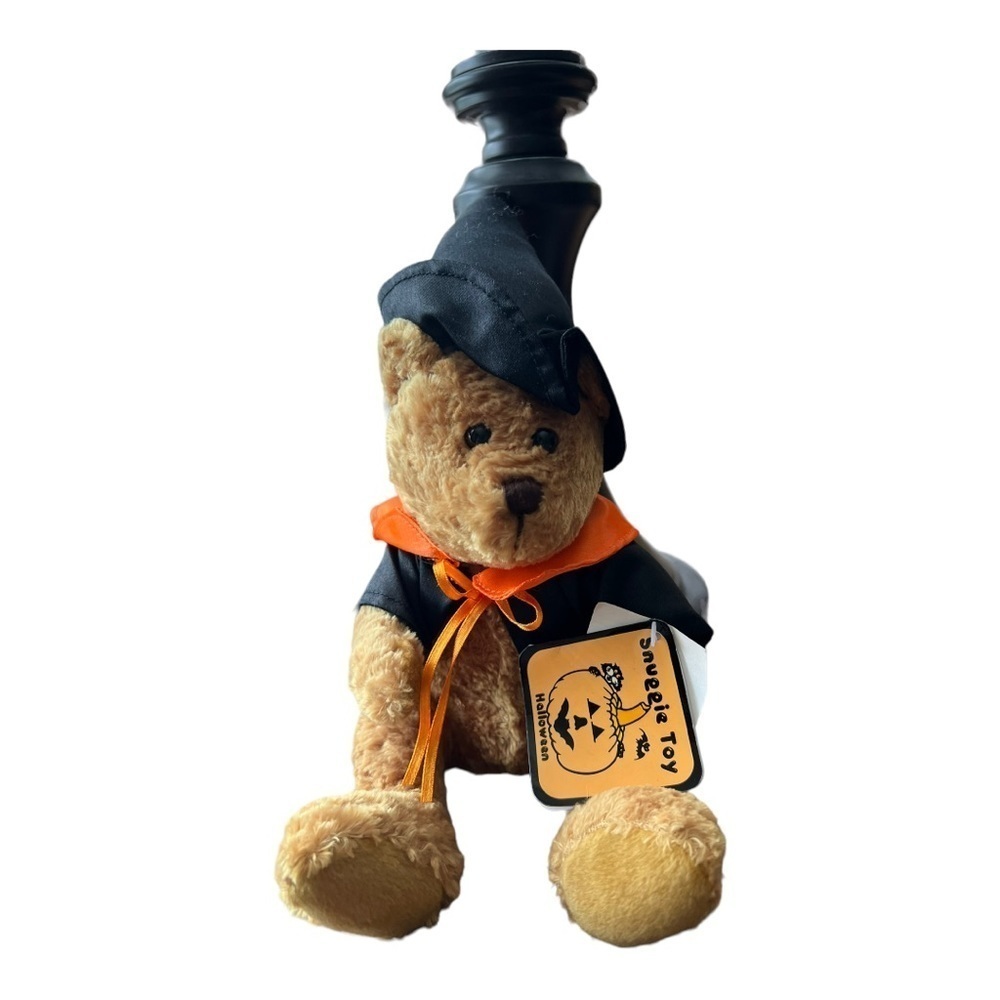 Snuggie Toy Orange Halloween Witch‎ Teddy Bear Plush Stuffed Animal DGE Corp